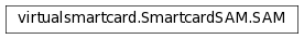 Inheritance diagram of virtualsmartcard.SmartcardSAM